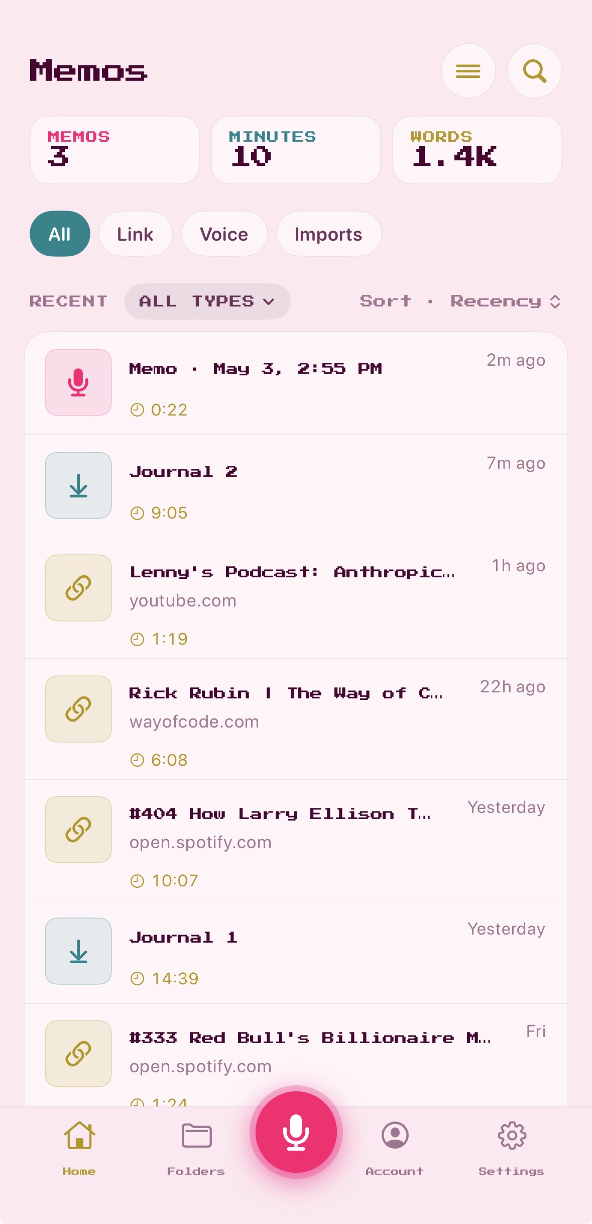 Memio theme